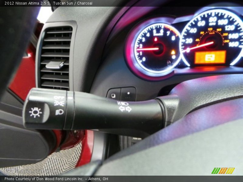Tuscan Sun / Charcoal 2012 Nissan Altima 2.5 S