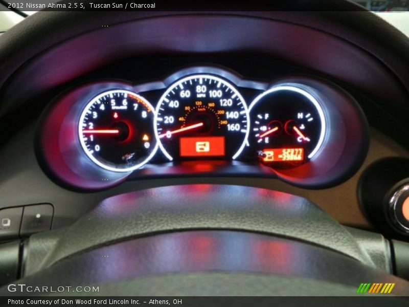 Tuscan Sun / Charcoal 2012 Nissan Altima 2.5 S