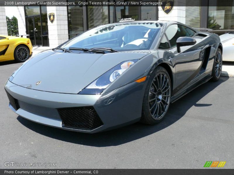 Grigio Telesto Metallic (Grey) / Nero Superleggera 2008 Lamborghini Gallardo Superleggera