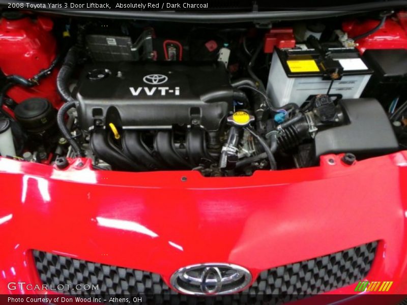 Absolutely Red / Dark Charcoal 2008 Toyota Yaris 3 Door Liftback