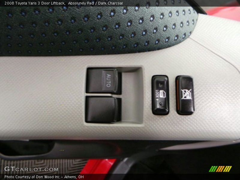 Absolutely Red / Dark Charcoal 2008 Toyota Yaris 3 Door Liftback