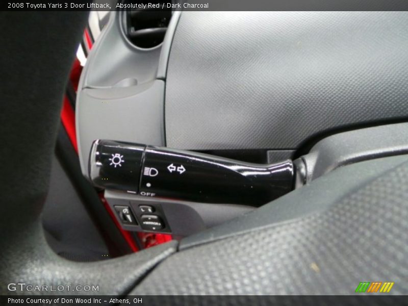 Absolutely Red / Dark Charcoal 2008 Toyota Yaris 3 Door Liftback