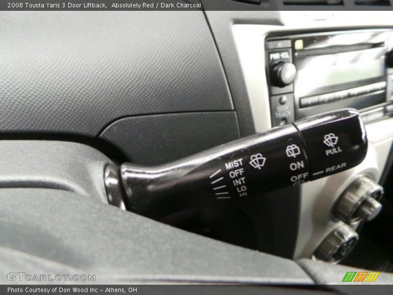 Absolutely Red / Dark Charcoal 2008 Toyota Yaris 3 Door Liftback