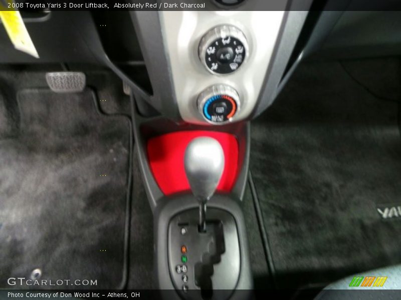 Absolutely Red / Dark Charcoal 2008 Toyota Yaris 3 Door Liftback
