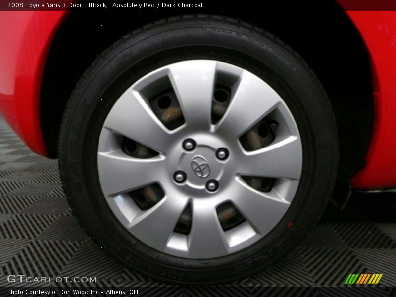 Absolutely Red / Dark Charcoal 2008 Toyota Yaris 3 Door Liftback