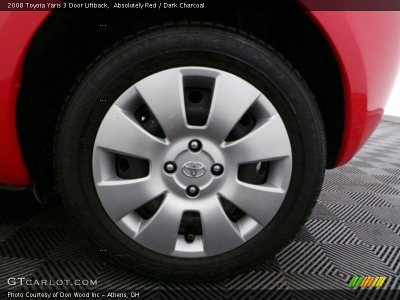 Absolutely Red / Dark Charcoal 2008 Toyota Yaris 3 Door Liftback