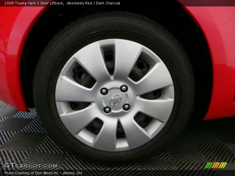 Absolutely Red / Dark Charcoal 2008 Toyota Yaris 3 Door Liftback