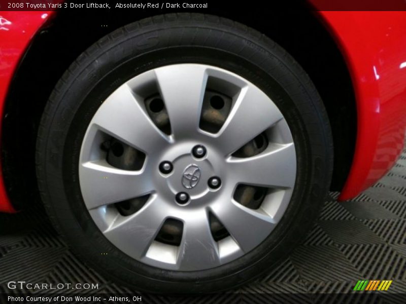 Absolutely Red / Dark Charcoal 2008 Toyota Yaris 3 Door Liftback