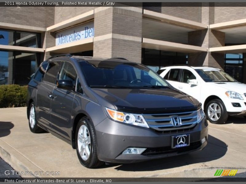 Polished Metal Metallic / Gray 2011 Honda Odyssey Touring