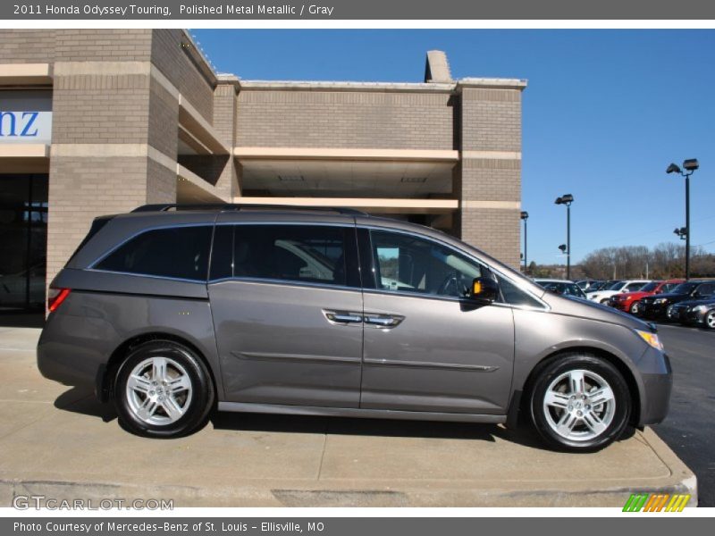 Polished Metal Metallic / Gray 2011 Honda Odyssey Touring