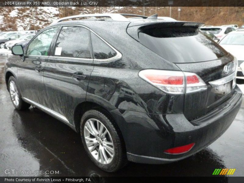 Obsidian Black / Lt. Gray 2014 Lexus RX 350 AWD