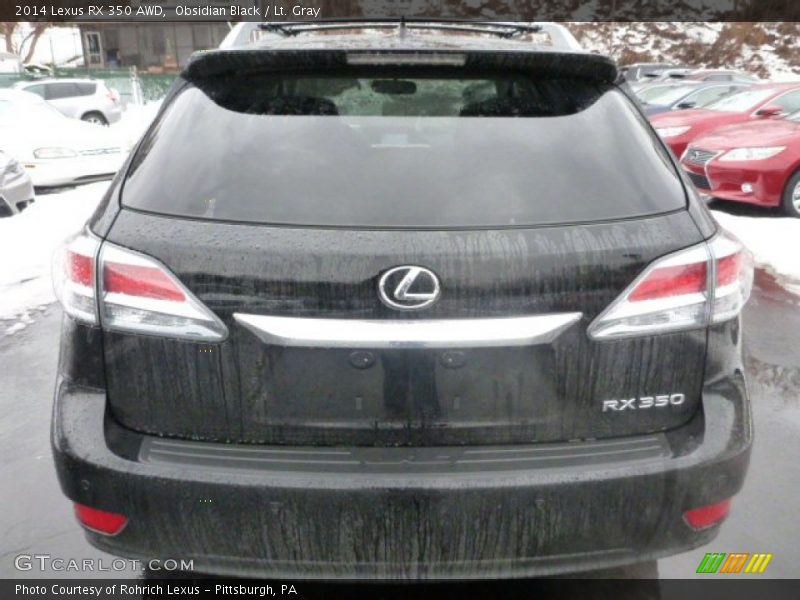 Obsidian Black / Lt. Gray 2014 Lexus RX 350 AWD