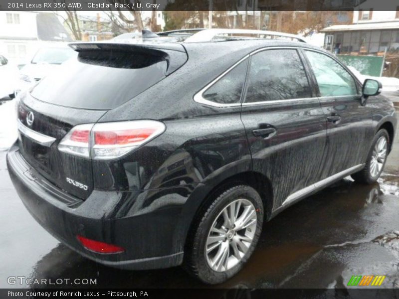 Obsidian Black / Lt. Gray 2014 Lexus RX 350 AWD
