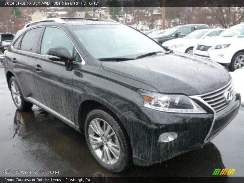 Obsidian Black / Lt. Gray 2014 Lexus RX 350 AWD
