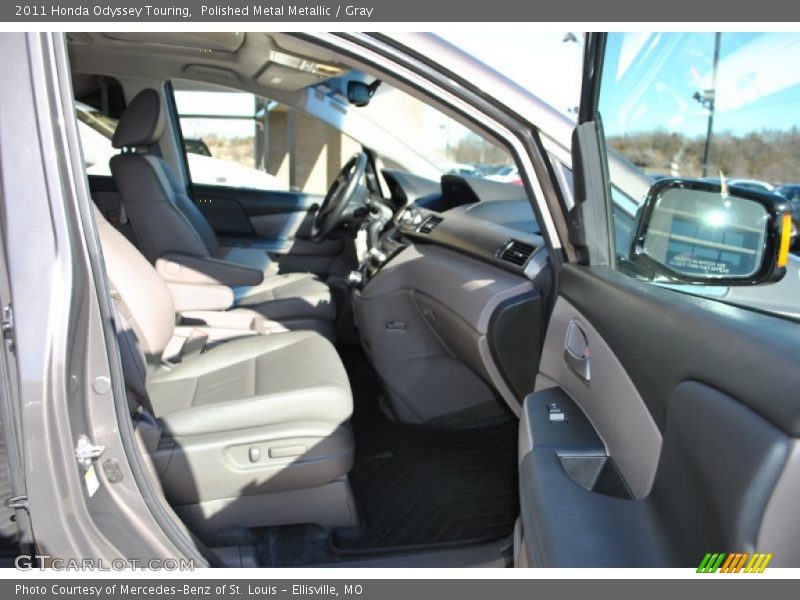 Polished Metal Metallic / Gray 2011 Honda Odyssey Touring