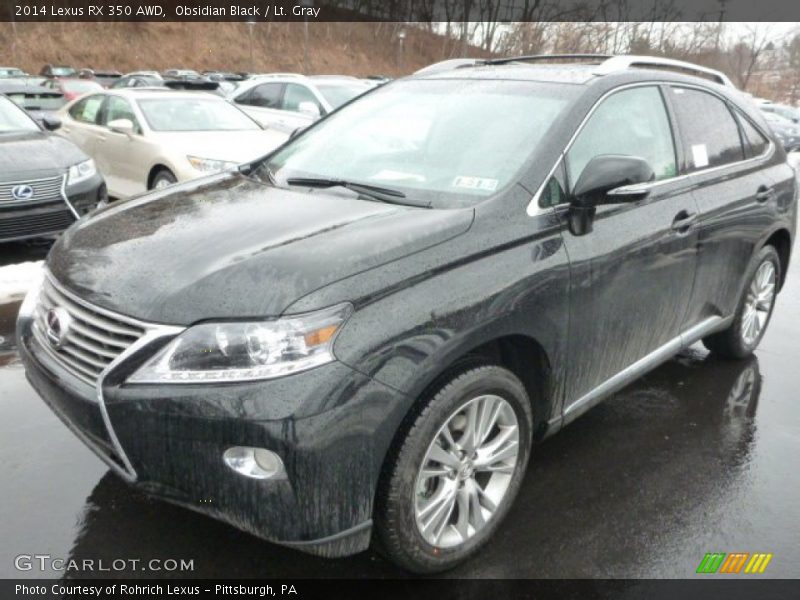 Obsidian Black / Lt. Gray 2014 Lexus RX 350 AWD