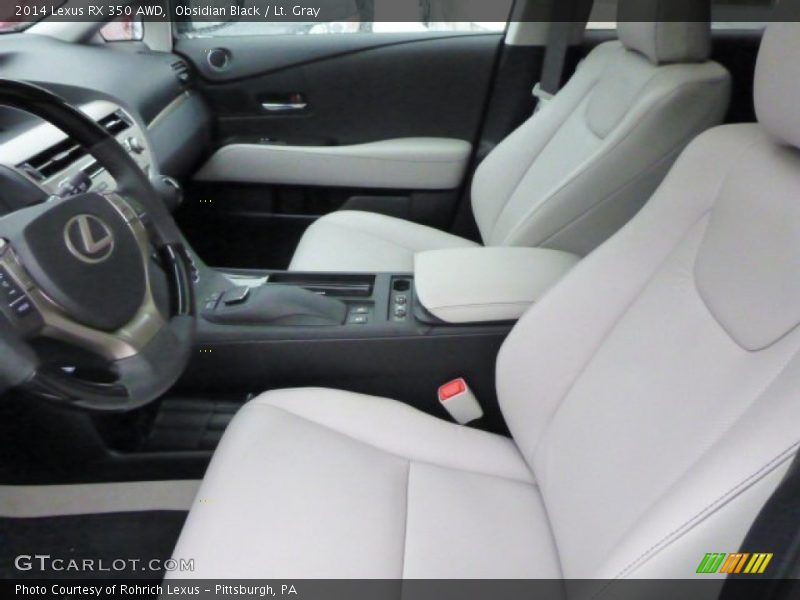 Obsidian Black / Lt. Gray 2014 Lexus RX 350 AWD