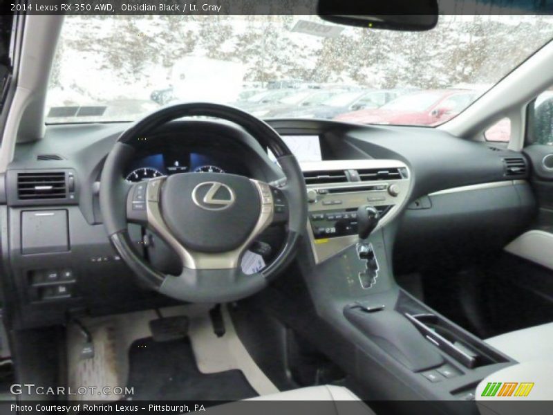 Obsidian Black / Lt. Gray 2014 Lexus RX 350 AWD