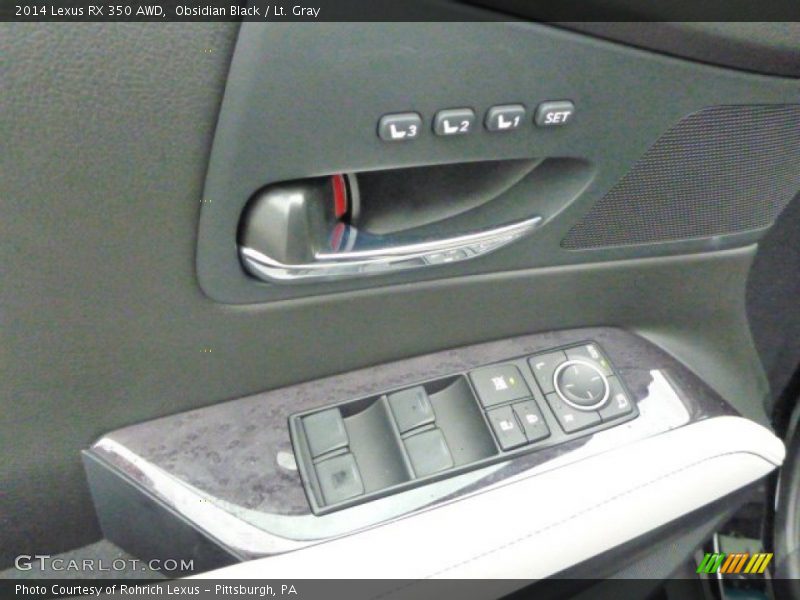 Obsidian Black / Lt. Gray 2014 Lexus RX 350 AWD