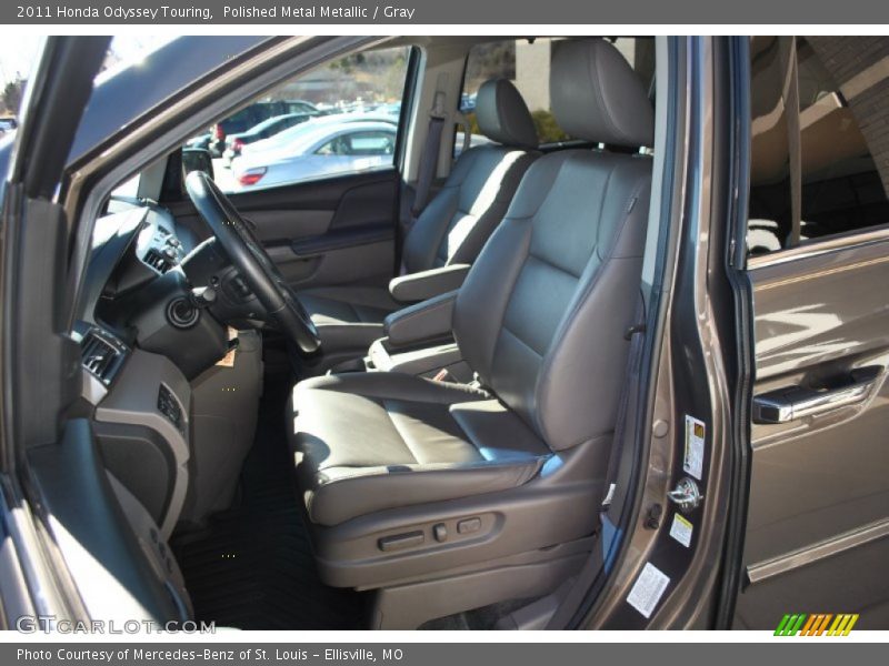 Polished Metal Metallic / Gray 2011 Honda Odyssey Touring