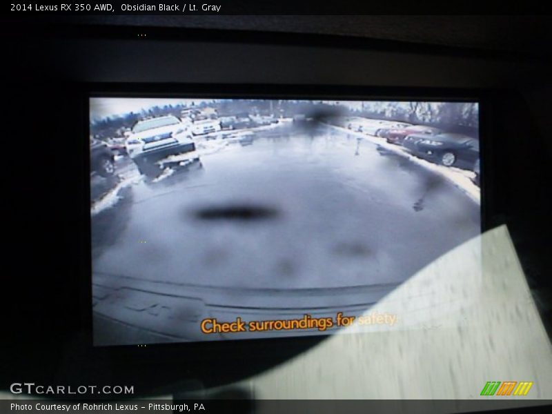 Obsidian Black / Lt. Gray 2014 Lexus RX 350 AWD