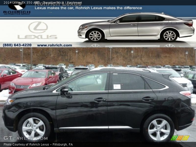 Stargazer Mica / Parchment 2014 Lexus RX 350 AWD
