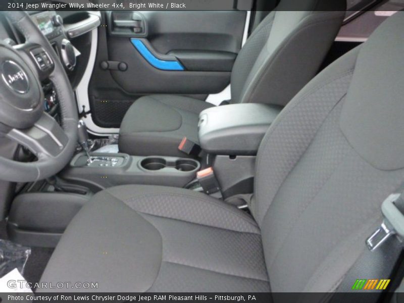 Bright White / Black 2014 Jeep Wrangler Willys Wheeler 4x4