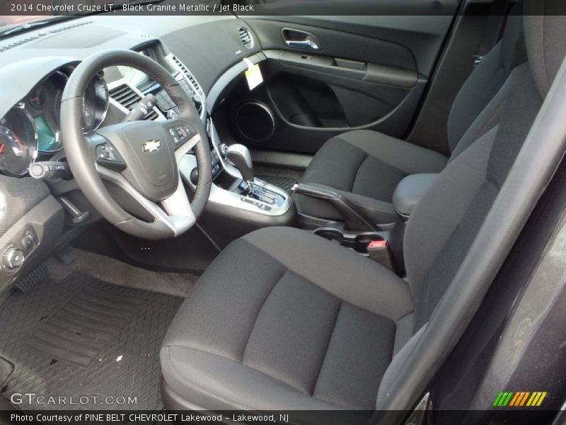 Black Granite Metallic / Jet Black 2014 Chevrolet Cruze LT