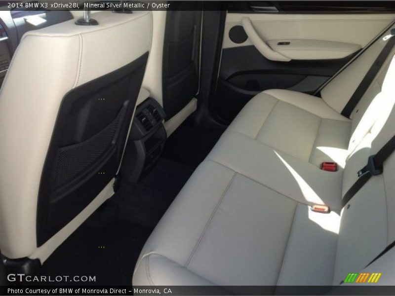 Mineral Silver Metallic / Oyster 2014 BMW X3 xDrive28i