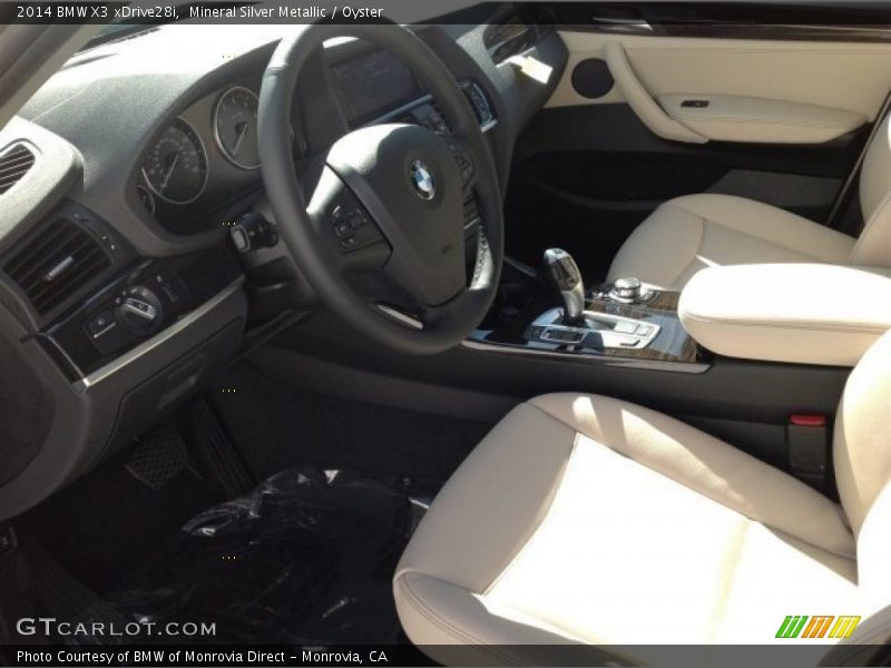 Mineral Silver Metallic / Oyster 2014 BMW X3 xDrive28i