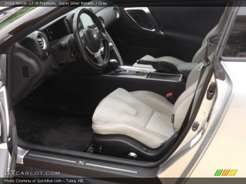 Super Silver Metallic / Gray 2009 Nissan GT-R Premium