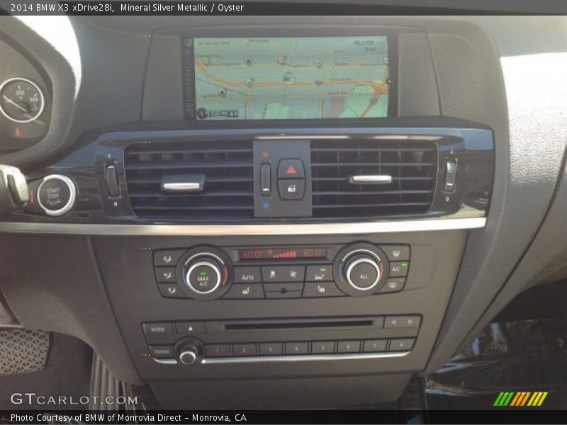 Mineral Silver Metallic / Oyster 2014 BMW X3 xDrive28i