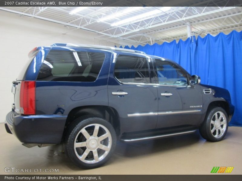 Blue Chip / Ebony/Ebony 2007 Cadillac Escalade AWD