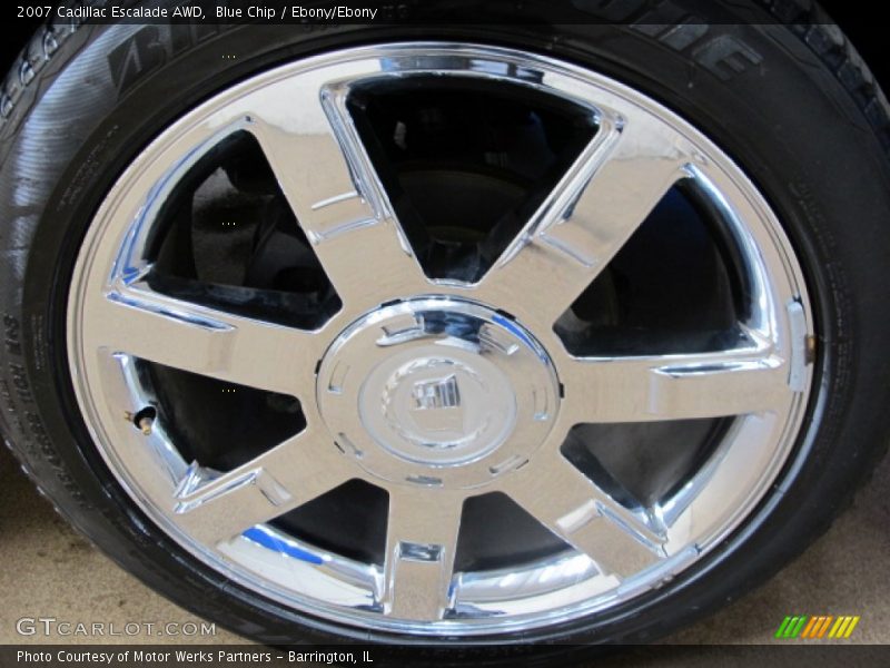 Blue Chip / Ebony/Ebony 2007 Cadillac Escalade AWD