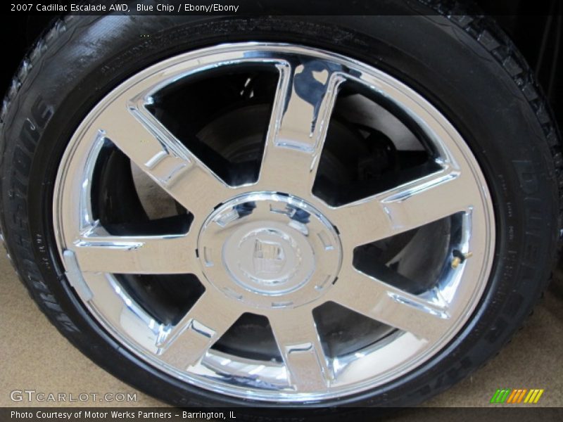 Blue Chip / Ebony/Ebony 2007 Cadillac Escalade AWD