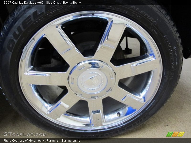 Blue Chip / Ebony/Ebony 2007 Cadillac Escalade AWD