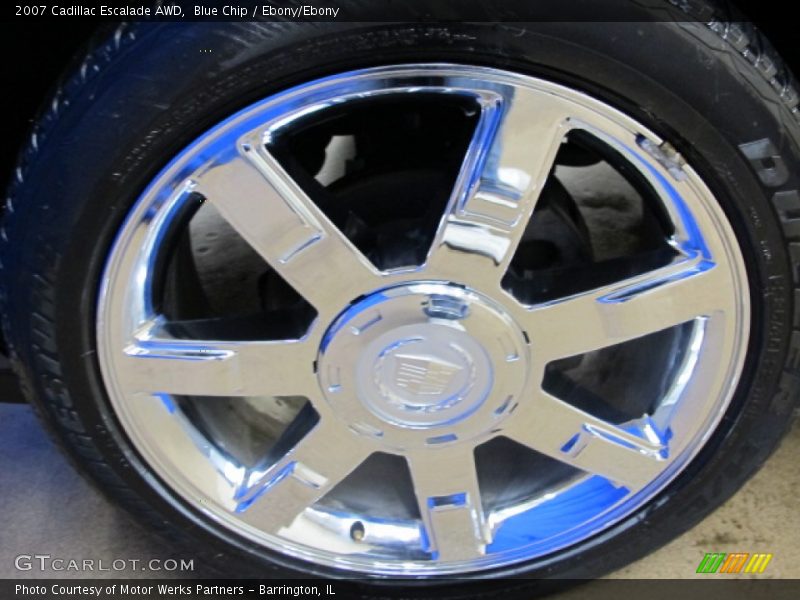 Blue Chip / Ebony/Ebony 2007 Cadillac Escalade AWD