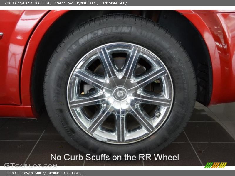 Inferno Red Crystal Pearl / Dark Slate Gray 2008 Chrysler 300 C HEMI