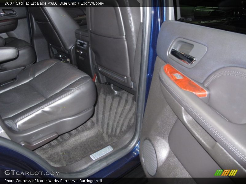 Blue Chip / Ebony/Ebony 2007 Cadillac Escalade AWD