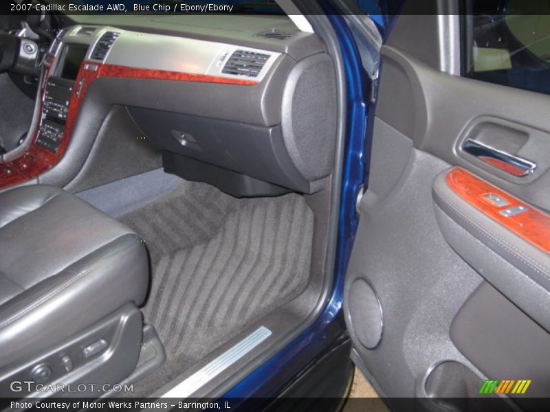 Blue Chip / Ebony/Ebony 2007 Cadillac Escalade AWD