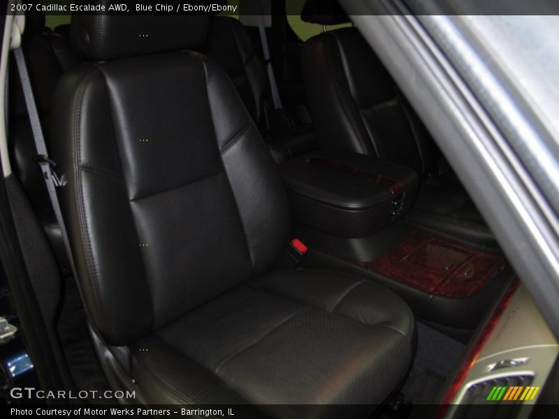 Blue Chip / Ebony/Ebony 2007 Cadillac Escalade AWD