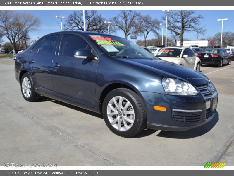 Blue Graphite Metallic / Titan Black 2010 Volkswagen Jetta Limited Edition Sedan