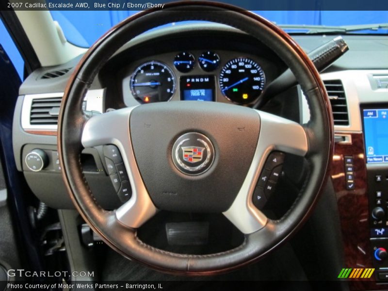 Blue Chip / Ebony/Ebony 2007 Cadillac Escalade AWD