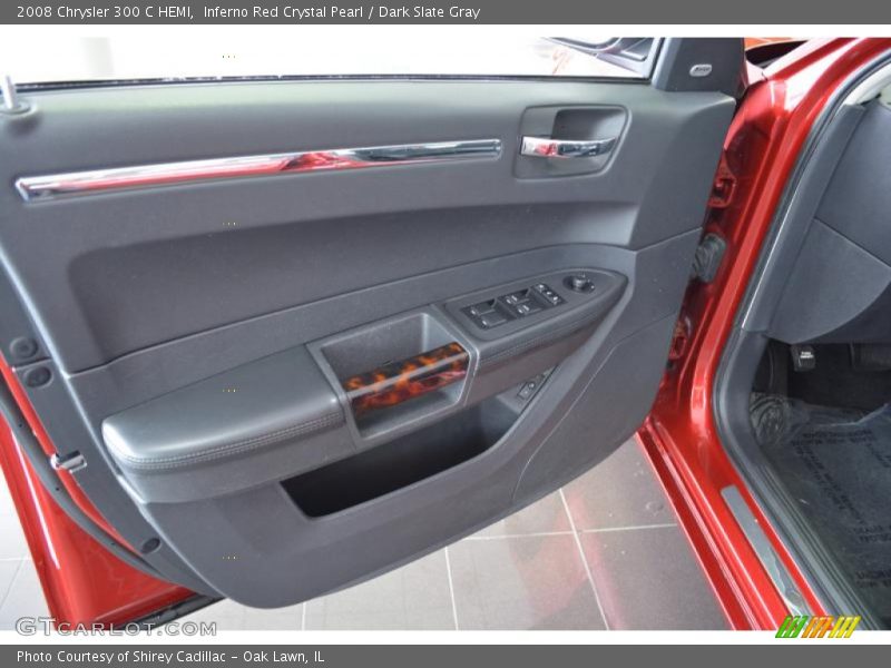 Inferno Red Crystal Pearl / Dark Slate Gray 2008 Chrysler 300 C HEMI