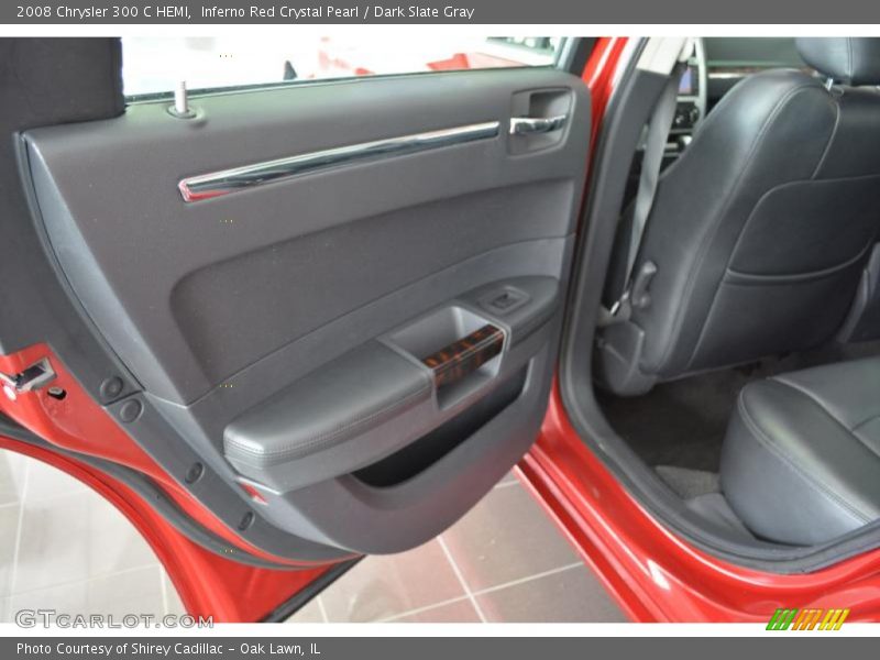 Inferno Red Crystal Pearl / Dark Slate Gray 2008 Chrysler 300 C HEMI