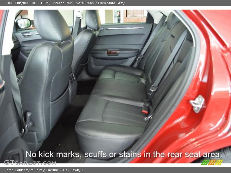 Inferno Red Crystal Pearl / Dark Slate Gray 2008 Chrysler 300 C HEMI