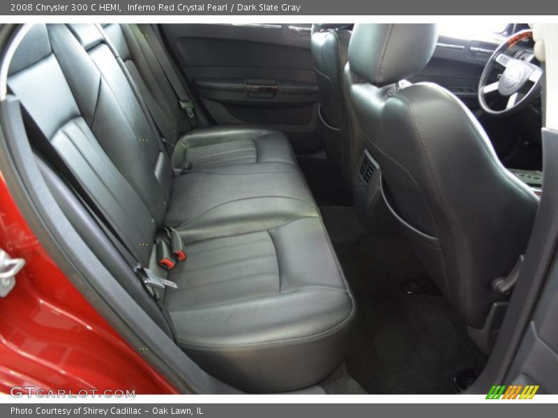 Inferno Red Crystal Pearl / Dark Slate Gray 2008 Chrysler 300 C HEMI