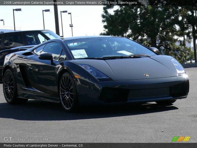 Grigio Telesto Metallic (Grey) / Nero Superleggera 2008 Lamborghini Gallardo Superleggera