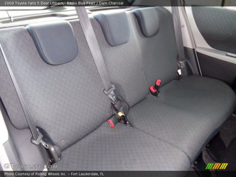 Bayou Blue Pearl / Dark Charcoal 2009 Toyota Yaris 5 Door Liftback