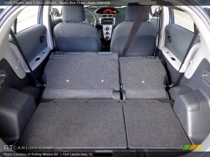 Bayou Blue Pearl / Dark Charcoal 2009 Toyota Yaris 5 Door Liftback